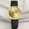 Rolex Cellini 4112 18K Yellow Gold Second Hand Watch Collectors 1