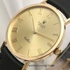 Rolex Cellini 4112 18K Yellow Gold Second Hand Watch Collectors 4