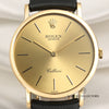 Rolex Cellini 5112 18k Yellow Gold Second Hand Watch Collectors 2