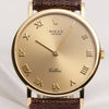 Rolex Cellini 5112 18k Yellow Gold Second Hand Watch Collectors 2