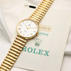 Rolex Cellini 5162 8 18K Yellow Gold Second Hand Watch Collectors 8