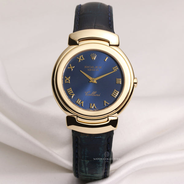 Rolex-Cellini-6622-18K-Yellow-Gold-Second-Hand-Watch-Collectors-1