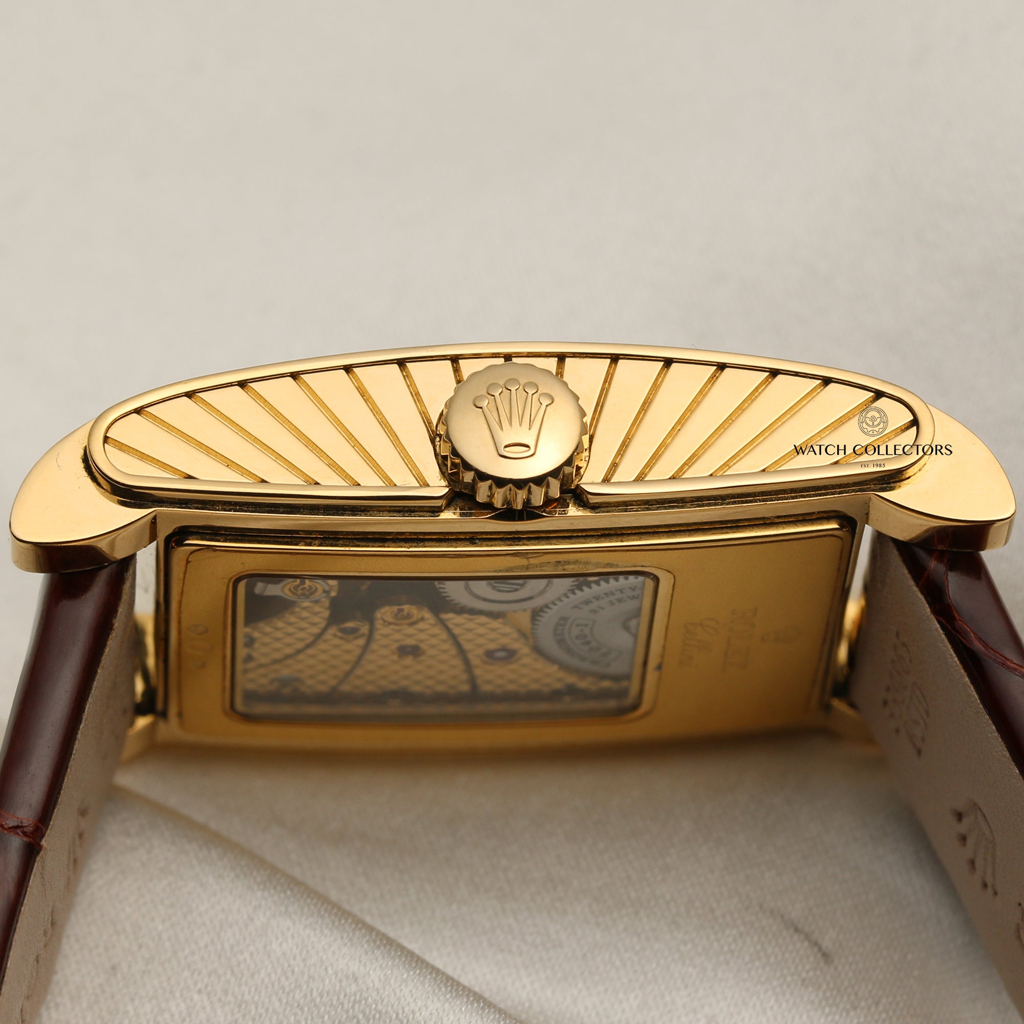 Rolex Cellini Prince 18K Yellow Gold Second Hand Watch Collectors 7