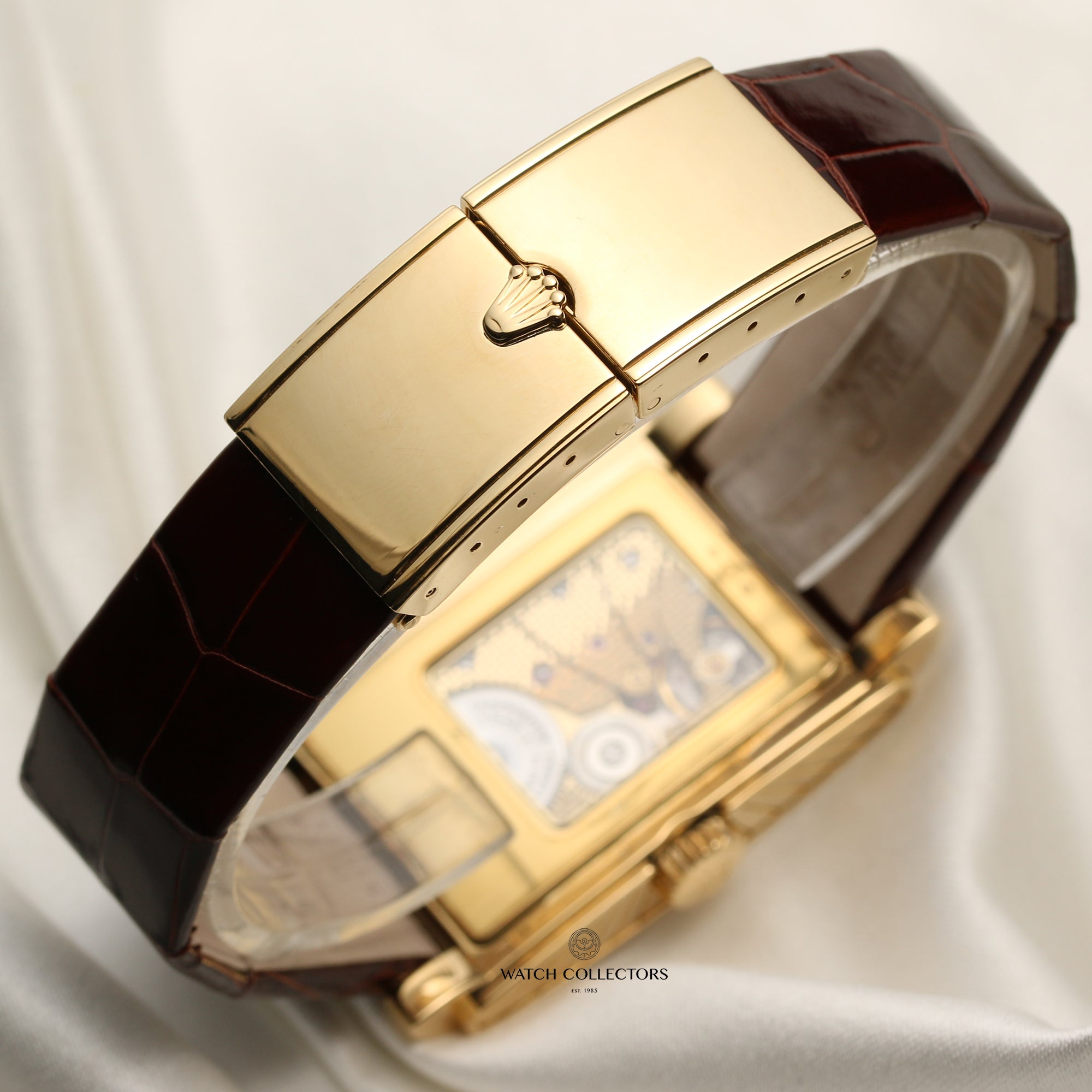 Rolex Cellini Prince 18K Yellow Gold Second Hand Watch Collectors 8