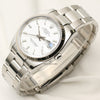 Rolex Date 115234 Stainless Steel & 18K White Gold Bezel Second Hand Watch Collectors 3