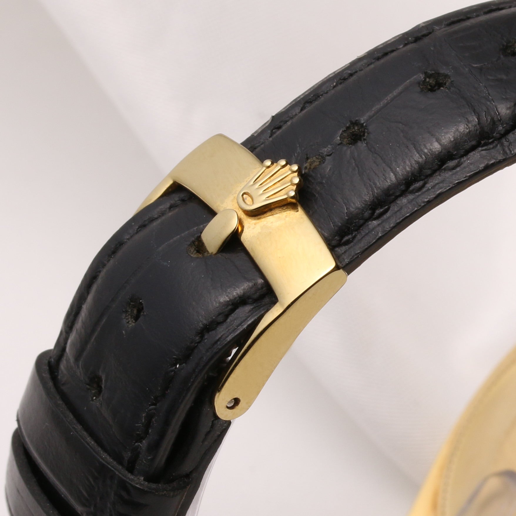 Rolex Date 1503 18K Yellow Gold Grey Dial Second Hand Watch Collectors 6