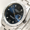 Rolex Date 15200 Stainless Steel Blue Dial Second Hand Watch Collectors 4