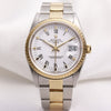Rolex Date 15223 Steel & Gold White Dial Second Hand Watch Collectors 1 (1)