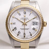 Rolex Date 15223 Steel & Gold White Dial Second Hand Watch Collectors 1 (2)