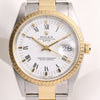 Rolex Date 15233 Steel & Gold Second Hand Watch Collectors 2