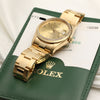 Rolex Date 15238 18K Yellow Gold Second Hand Watch Collectors 9