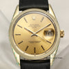 Rolex Date 1550 Gold Plaque Second Hand Watch Collectors 2