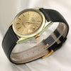 Rolex Date 1550 Gold Plaque Second Hand Watch Collectors 3