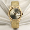 Rolex Date 18K Yellow Gold Second Hand Watch Collectors 1