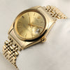 Rolex Date 18K Yellow Gold Second Hand Watch Collectors 3