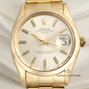 Rolex Date 68278 18K Yellow Gold Second Hand Watch Collectors 2