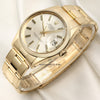 Rolex Date 68278 18K Yellow Gold Second Hand Watch Collectors 3