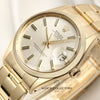 Rolex Date 68278 18K Yellow Gold Second Hand Watch Collectors 4