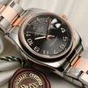 Rolex DateJust 116201 18K Rose Gold Stainless Steel Second Hand Watch Collectors 5