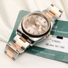 Rolex DateJust 116201 Steel & Rose Gold Diamond Dial Second Hand Watch Collectors 10