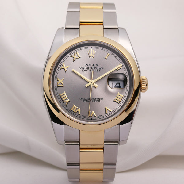 Rolex DateJust 116203 Steel & Gold Second Hand Watch Collectors 1