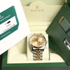 Rolex DateJust 116233 Steel & Gold Champagne Diamond Dial Second Hand Watch Collectors 10