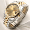 Rolex DateJust 116233 Steel & Gold Champagne Diamond Dial Second Hand Watch Collectors 3