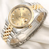 Rolex DateJust 116233 Steel & Gold Champagne Diamond Dial Second Hand Watch Collectors 3