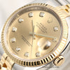 Rolex DateJust 116233 Steel & Gold Champagne Diamond Dial Second Hand Watch Collectors 4