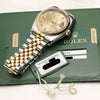 Rolex DateJust 116233 Steel & Gold Champagne Diamond Dial Second Hand Watch Collectors 9