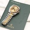 Rolex DateJust 116233 Steel & Gold Champagne Diamond Dial Second Hand Watch Collectors 9