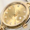 Rolex DateJust 116233 Steel & Gold Champagne Diamond Diald Second Hand Watch Collectors 4