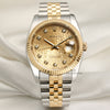 Rolex-DateJust-116233-Steel-Gold-Diamond-Jubilee-Dial-Second-Hand-Watch-Collectors-1