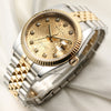 Rolex DateJust 116233 Steel & Gold Diamond Jubilee Dial Second Hand Watch Collectors 3