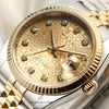 Rolex DateJust 116233 Steel & Gold Diamond Jubilee Dial Second Hand Watch Collectors 4