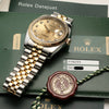 Rolex DateJust 116233 Steel & Gold Diamond Jubilee Dial Second Hand Watch Collectors 9