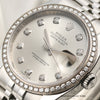 Rolex DateJust 116244 Stainless Steel & 18K White gold bezel Diamond Second Hand Watch Collectors 4