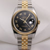 Rolex DateJust 116623 Steel & Gold Black Sunburst Effect Dial D13 Second Hand Watch Collectors 1