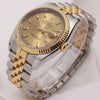 Rolex DateJust 116623 Steel & Gold Champagne Dial Z27 Second Hand Watch Collectors 3