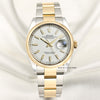 Rolex DateJust 126203 Steel & Gold Second Hand Watch Collectors 1