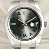 Rolex DateJust 126300 Wimbledon Stainless Steel Second Hand Watch Collectors 2