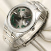 Rolex DateJust 126300 Wimbledon Stainless Steel Second Hand Watch Collectors 3