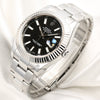 Rolex DateJust 126334 Stainless Steel 18K White Gold Bezel Second Hand Watch Collectors 3