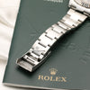 Rolex DateJust 126334 Stainless Steel 18K White Gold Bezel Second Hand Watch Collectors 8