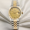 Rolex DateJust 16013 Steel & Gold Second Hand Watch Collectors 1