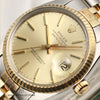 Rolex DateJust 16013 Steel & Gold Second Hand Watch Collectors 4