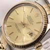 Rolex DateJust 16013 Steel & Gold Second Hand Watch Collectors 4