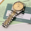 Rolex DateJust 16013 Steel & Gold Second Hand Watch Collectors 7