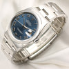 Rolex DateJust 16200 Stainless Steel Blue Dial Second Hand Watch Collectors 3