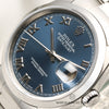 Rolex DateJust 16200 Stainless Steel Blue Dial Second Hand Watch Collectors 4